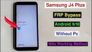 Samsung J4 Plus FRP Bypass Android 9/10 | Gmail/Google Account Remove Samsung J415F FRP Unlock