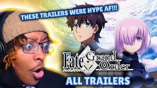 New FATE Fan REACTS to ALL Fate/Grand Order Trailers !! (TVCM/PV's)