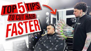 Top 5 Tips on How to cut hair FASTER 