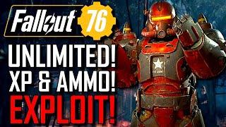 Fallout 76 | UNLIMITED AMMO & XP! Exploit! | AFTER NEW PATCH! | Best Way To GET Unlimited AMMO!