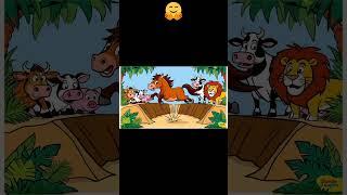 "The Great Jungle Adventure" ️#cow #story #relaxing #shorts