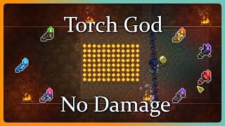 Easily Beat Torch God - NO DAMAGE - in Terraria 1.4