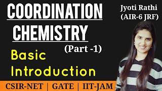 Coordination Chemistry|Basic Introduction|CSIR-NET GATE and IIT-JAM|Coordination Compounds in Hindi