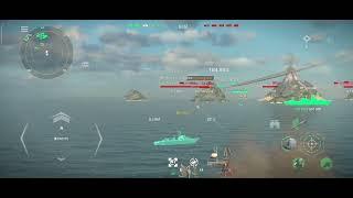 anti sub missile and launcher spamming and annoying enemy using varyag #modernwarship #gaming