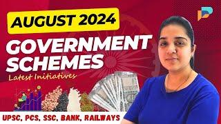 Government Scheme 2024  | August 2024 All Important Government Scheme in NEWS @ 1 Place by Pooja Mam