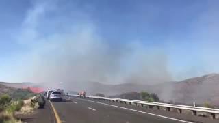 Air Tanker Helps Fight Badger Fire Near I-17 / DMFD