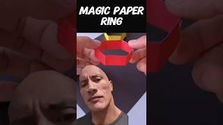 How to make MAGIC Paper Ring | Easy Origami Tutorial