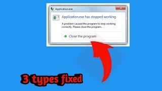 A Problem Caused the Program to Stop Working Correctly Windows Will Close The Program and Notify You