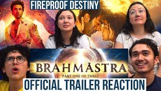 BRAHMĀSTRA OFFICIAL TRAILER Reaction! | Amitabh | Ranbir | Alia | Ayan | MaJeliv | Fireproof Destiny