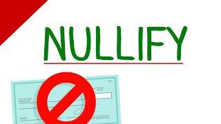 Learn English Words - Nullify (Vocabulary Video)