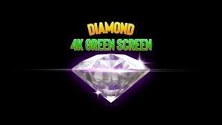 4K Green Screen Diamond Loop Animation 