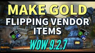 Insanely Easy WOW Gold Making Vendor Flip In Shadowlands 9.2.7 No Farming No Grinding