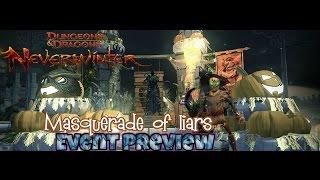 Neverwinter Xbox one Masquerade of liars (Halloween) event preview