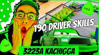 190 Driver Skills | 3223A KACHIGGA | VEX Robotics Over Under