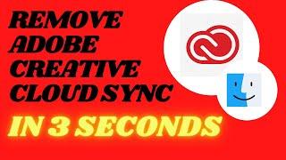How to remove and stop adobe creative cloud from menu and stop sync on mac.