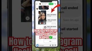 How to fix Instagram floating video-call problem 2024 #instagram #shorts #android