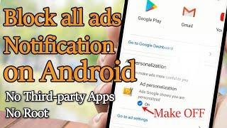 How to stop pop up ads and notification on android
