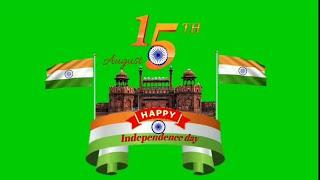 Independence Day / 15th August / green screen background video effect / Vfx animation /  No-19