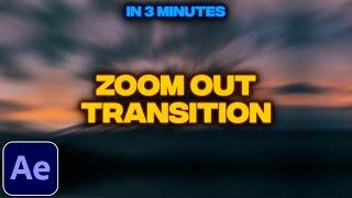 Smooth Zoom Out Transition Tutorial in After Effects | After Effects 2025