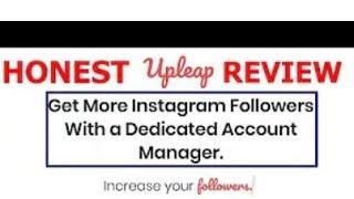 Upleap Review - How to get  Instagram followers ( Get real followers on Instagram)