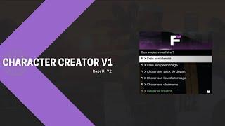 [RageUI] Character creator V1 for fivem