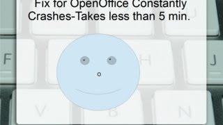 OpenOffice Quits. A Fix