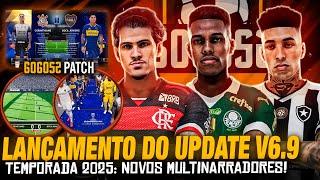 GOGOSZ PATCH 2025 - V6.9 UP / PES 2021 PC: MULTI-NARRADORES, KITS E ELENCOS 100% ATUALIZADOS! MOD 4K