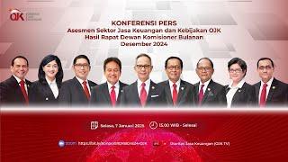 [LIVE] Konferensi Pers Asesmen Sektor Jasa Keuangan dan Kebijakan OJK Hasil RDKB Desember 2024