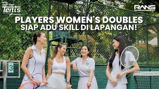 GIGI GEGE LUNA NIA PERSIAPAN PLAYERS WOMEN'S DOUBLES LAGI-LAGI TENIS