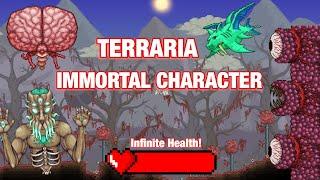 Terraria Immortal Character! (INFINITE HEALTH) (IOS/ANDROID) | Terraria 1.3