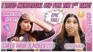 Unfiltered menstrual cup trial video |As real as I could get