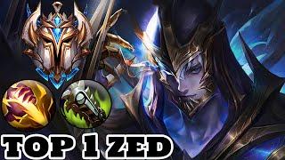 Wild Rift Zed - Top 1 Zed Gameplay Rank Challenger