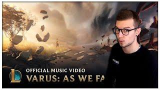 WHAT?! | As We Fall - Varus Music Video REACTION (Agent Reacts)
