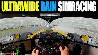 49'' Ultrawide Sim Racing IN THE RAIN | Super Formula Lights | iRacing