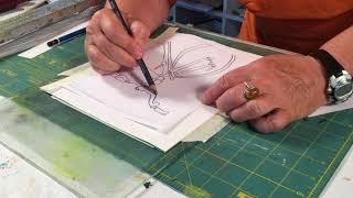 What is a trace monoprint?