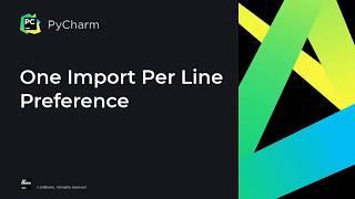 How to enforce One Import Per Line in PyCharm