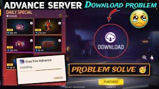 Advance server costume pack problem |  advance server download problem | ff advance server problem