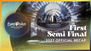 OFFICIAL RECAP: First Semi-Final (Running Order) - Eurovision Song Contest 2022