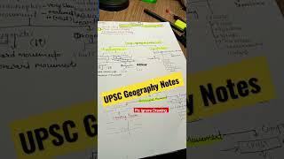 upsc hand written notes । Geography notes। upsc motivation। upsc study motivation। #upscnotes #ias