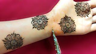 New stylish front hand mehndi design | Arabic mehndi design | Simple mehndi | Mehndi design | Mehndi