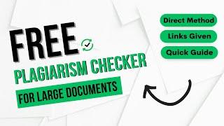 Free Plagiarism Checker Without Words Limit