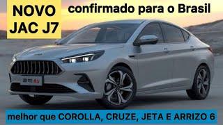 Novo JAC J7 2021: lindo sedã com motor de 150cv para brigar Corolla, Civic, Cruze, Jetta e Arrizo 6