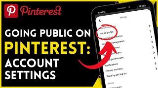 How to Make Your Pinterest Account Public (2024) | How to make Pinterest Account Public