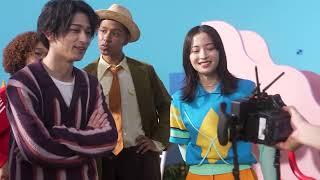 Suzu Hirose & Ryusei Yokohama behind the scenes for instax mini Link 3