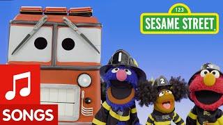 Sesame Street: The Wheels on the Fire Truck | Wheels on the Bus Remix #1