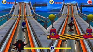 Sonic vs Shadow on Sonic Adventures 2 Battle!! HD