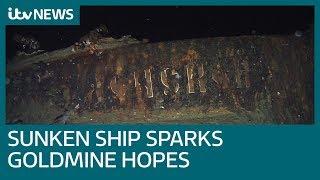 Could this newly discovered shipwreck contain 200 tonnes of gold? | ITV News