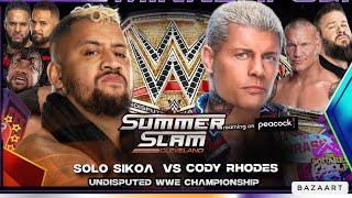 WWE SUMMERSLAM 2024 DREAM MATCH CARD PREDICTIONS