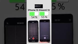 iPhone 13 vs. Xiaomi 12 Battery Test Subscribe for more 