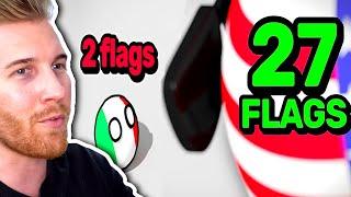 Which Country Has the MOST Flags in World History?! (PWA Countryballs Animations)